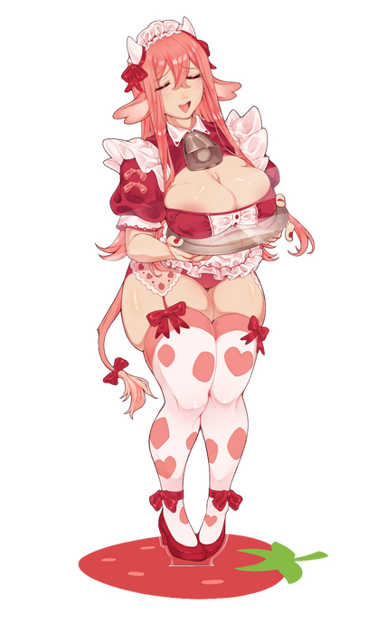 Milky Maid Belle Standee