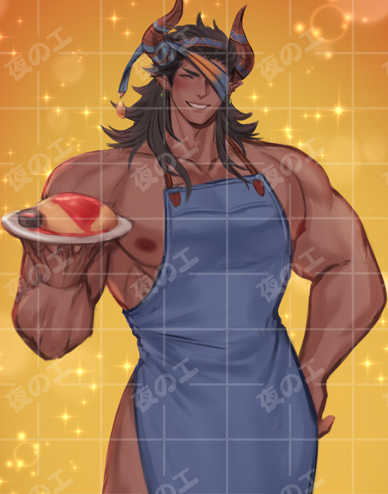 Apron Reinhardtzar Print