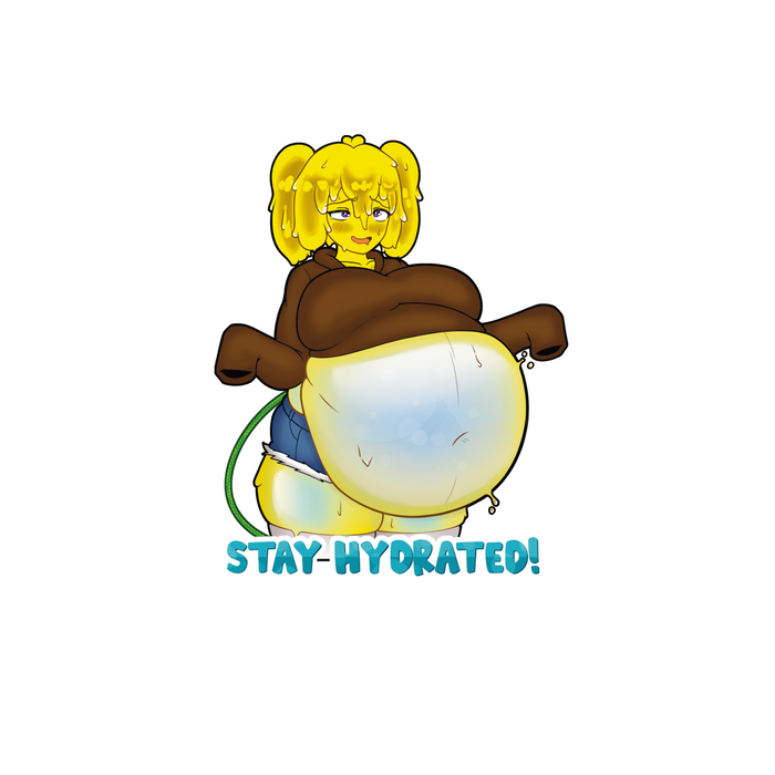 Stay Hydrated Water Inflation 3.5'' Sticker