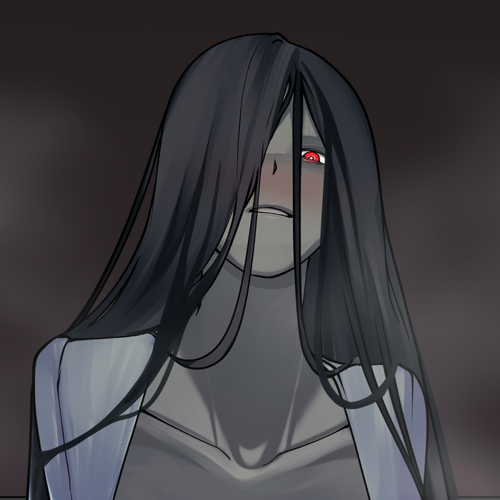 Sadako Peeping Print