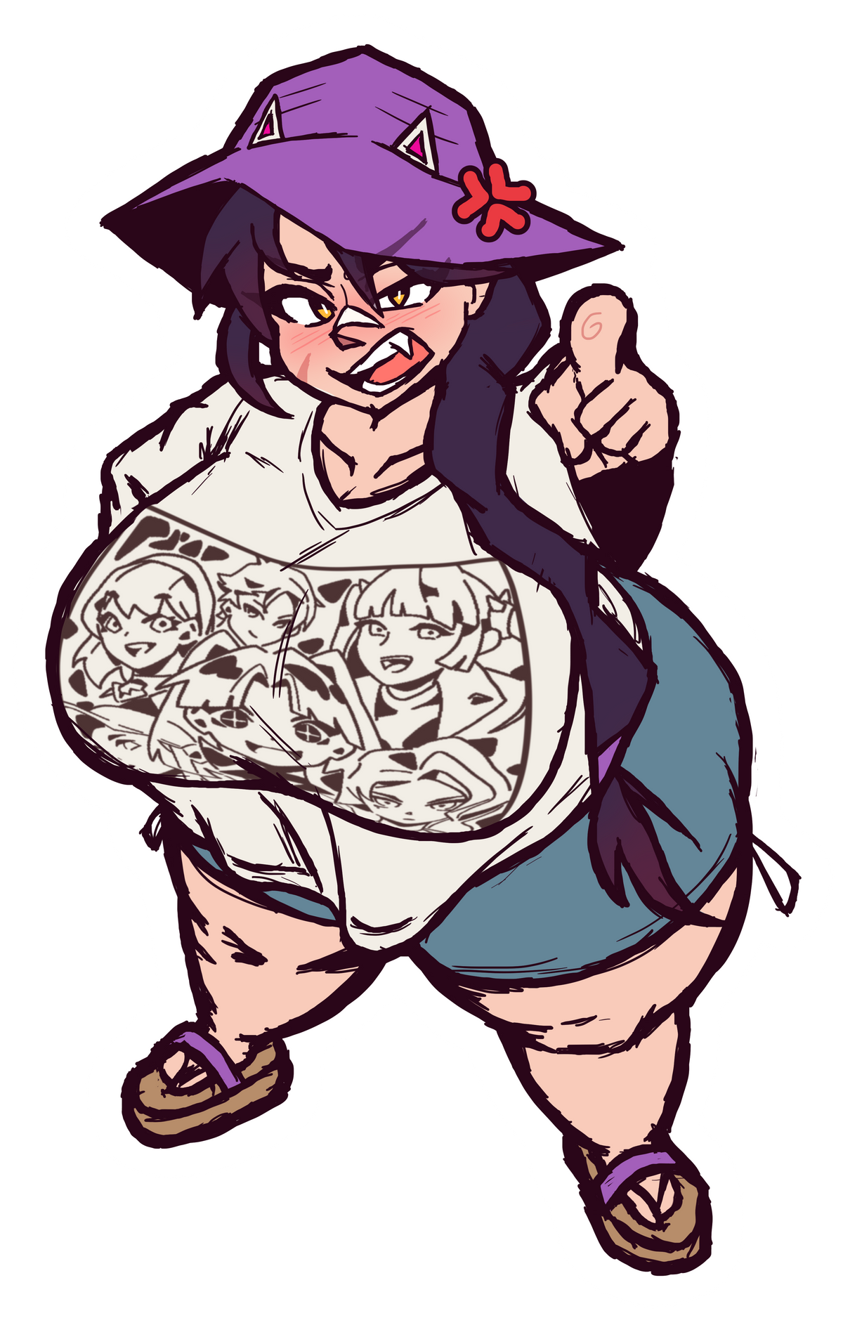 Short Court Queen Sticker