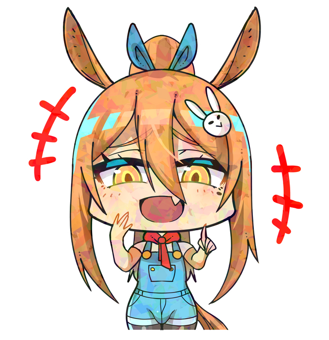 Smug Sticker Smug Roz Holographic Sticker — YoruNoEcchi
