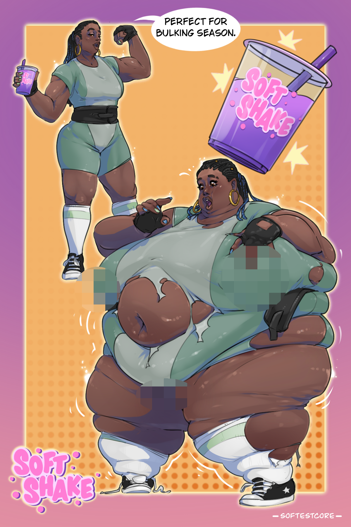 Soft Shakes 2 Postcard Print