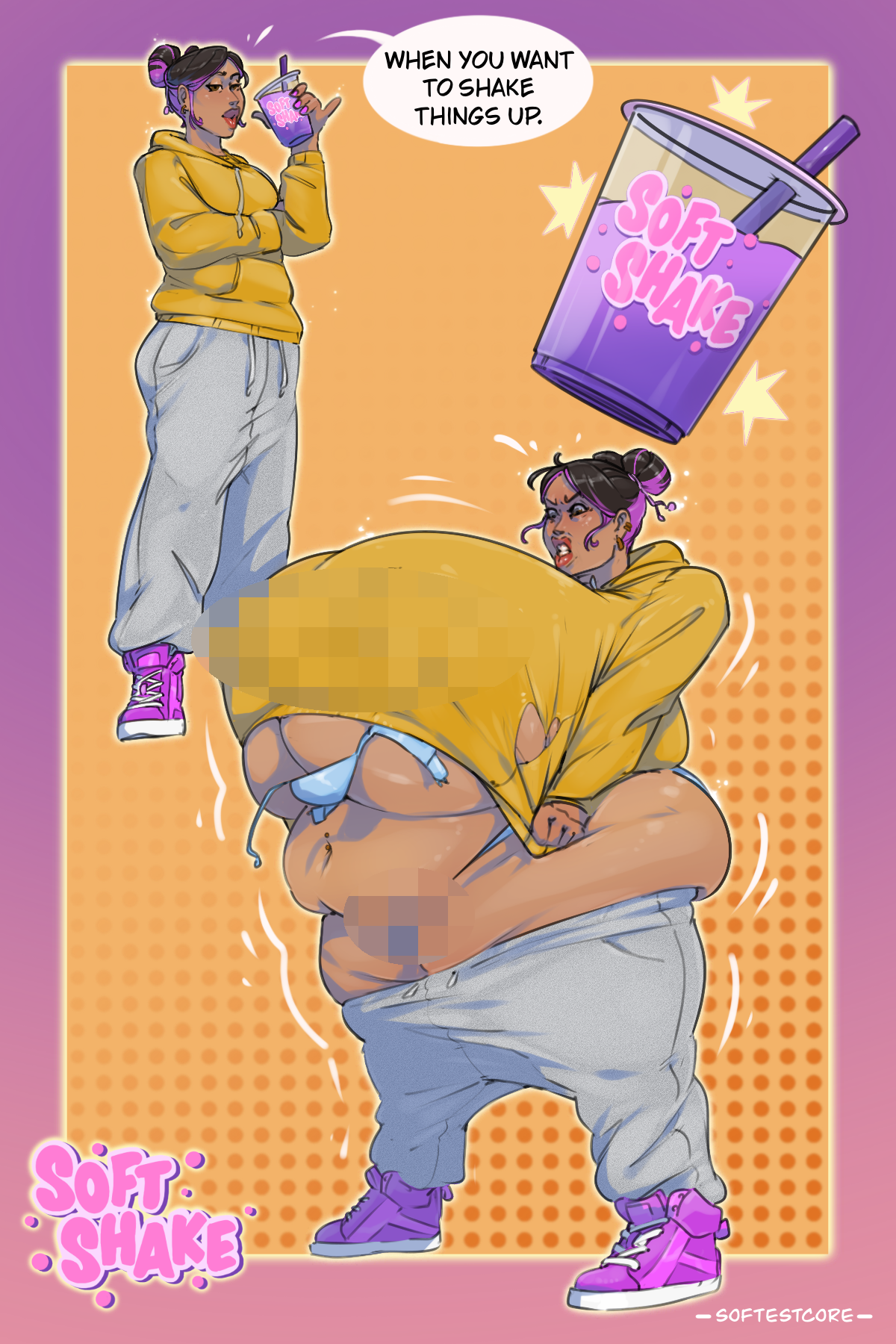 Soft Shakes 6 Postcard Print