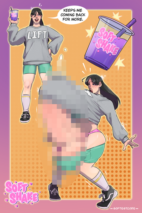 Soft Shakes 12 Postcard Print