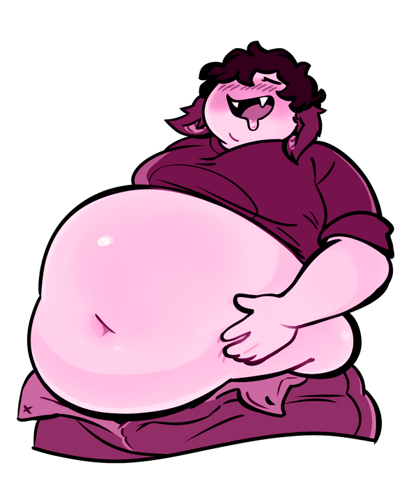 Stuffed and Satisfied 3'' Sticker