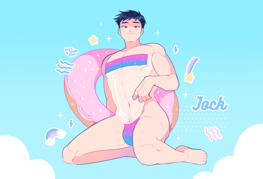 Boyfriends Pride Swimsuit Prints