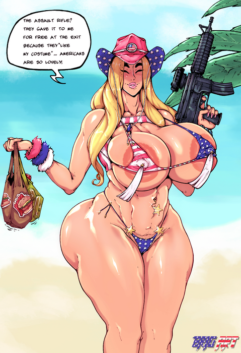 Tao American Gal Print