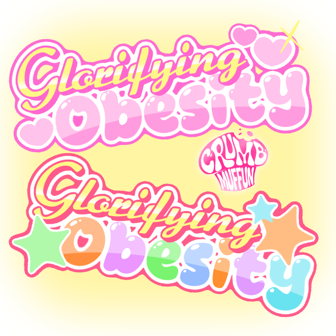 Glorifying Obesity Stickers