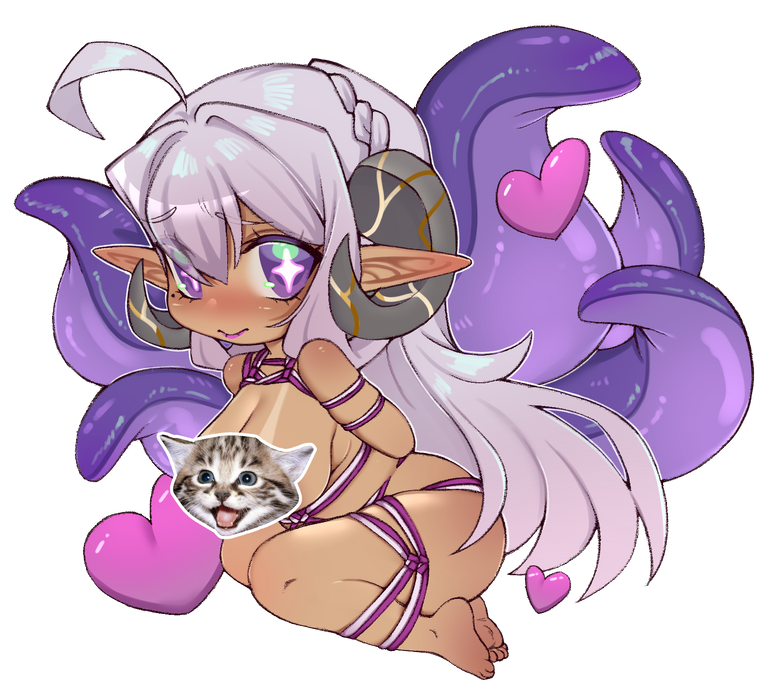 Yael Tied Up! Sticker