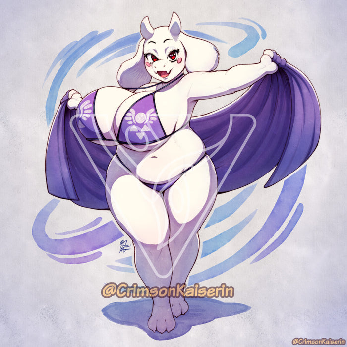 Toriel Pinup Print
