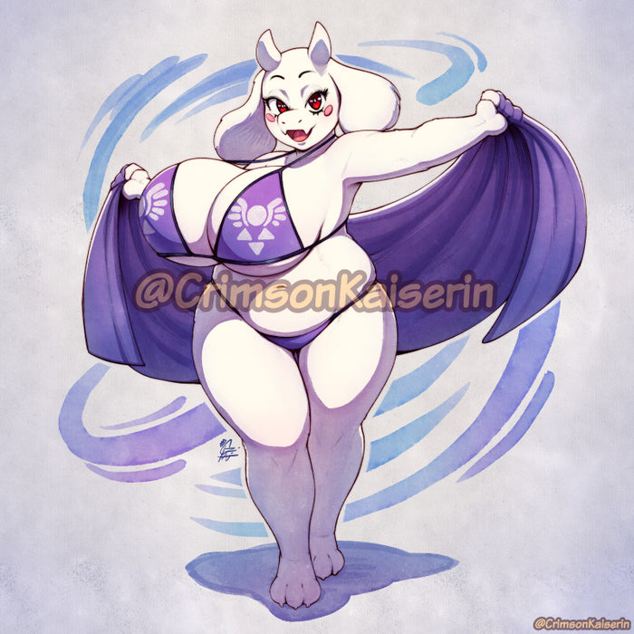 Toriel Pinup Print