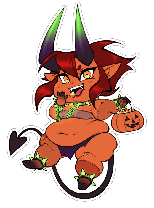 Trouble The Demon 3'' Sticker