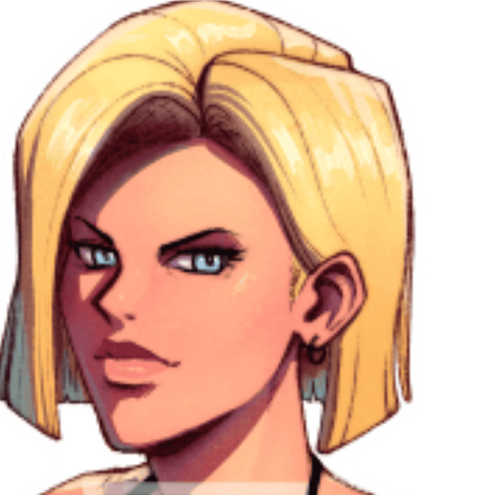 Big Tid Cyborg 18 Sticker