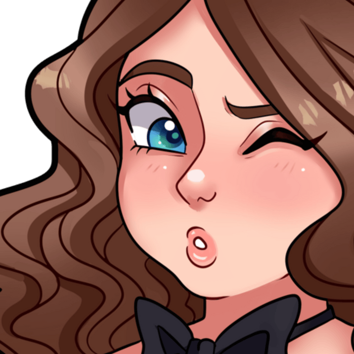 Chubby Bunny Girl Sticker