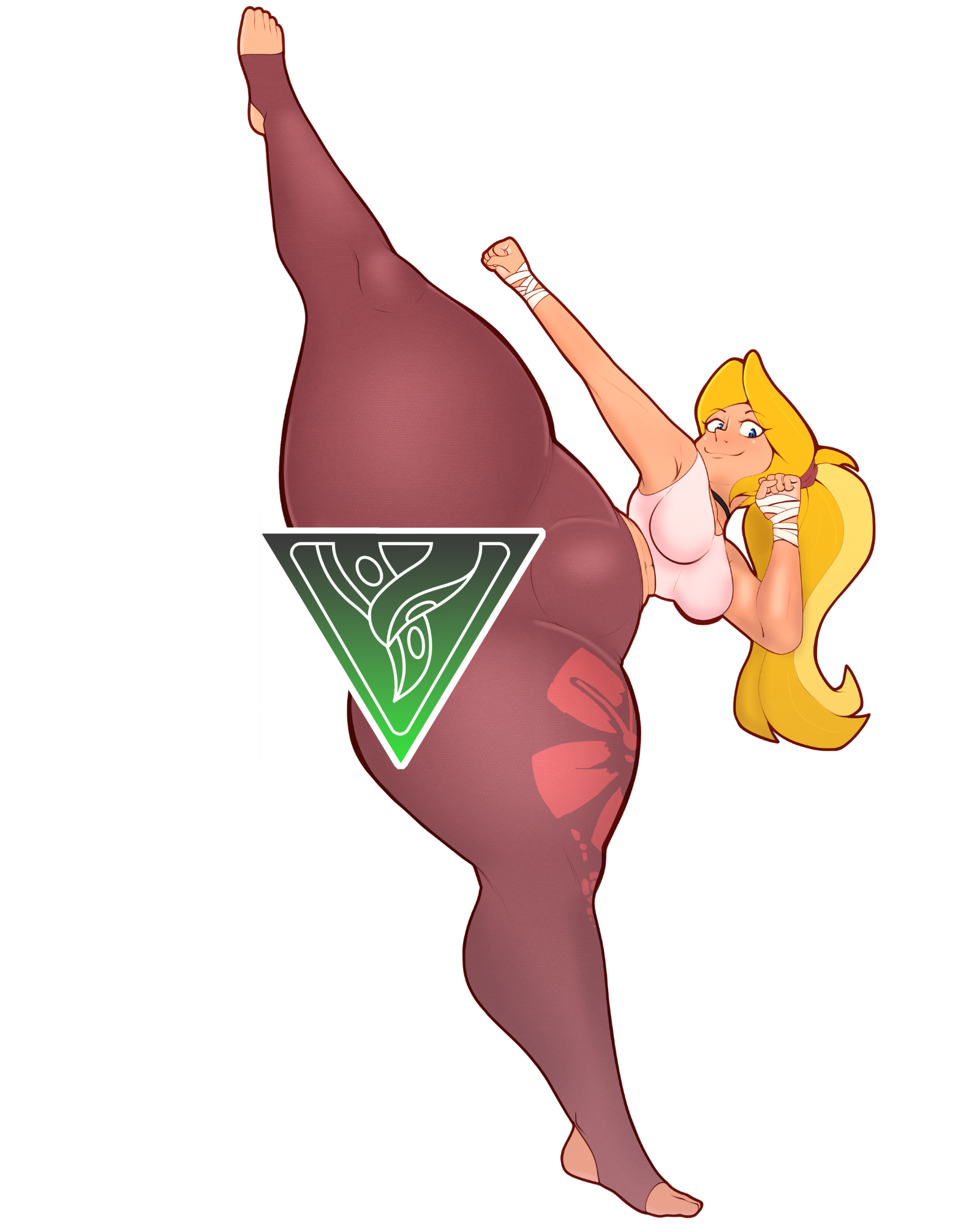 Lucy High Kick Sticker