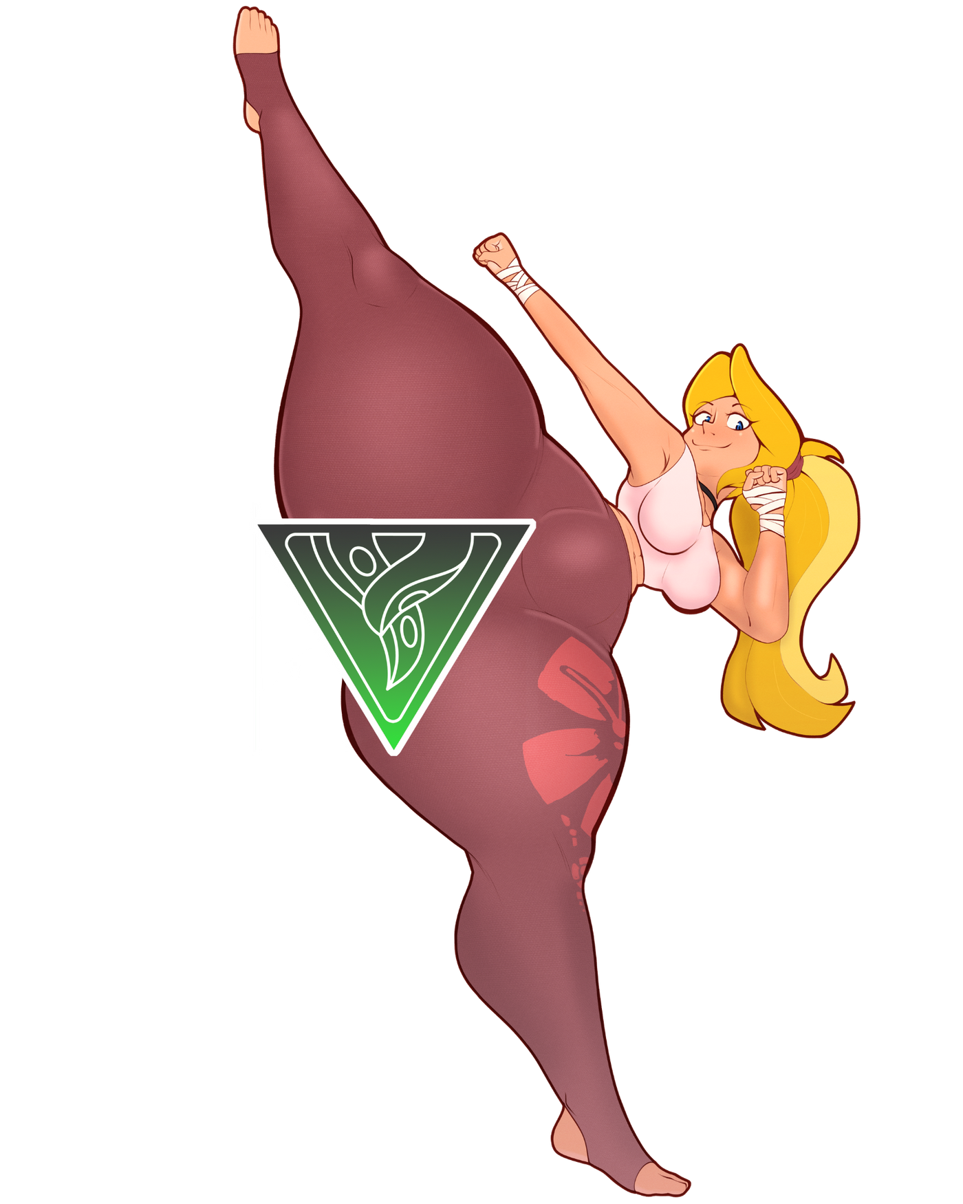 Lucy High Kick Sticker