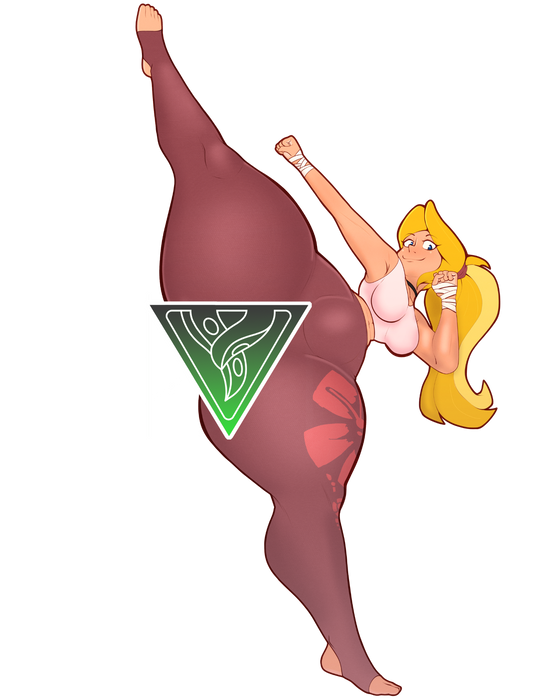 Lucy High Kick Sticker