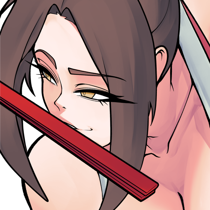 Mai Crouching Print