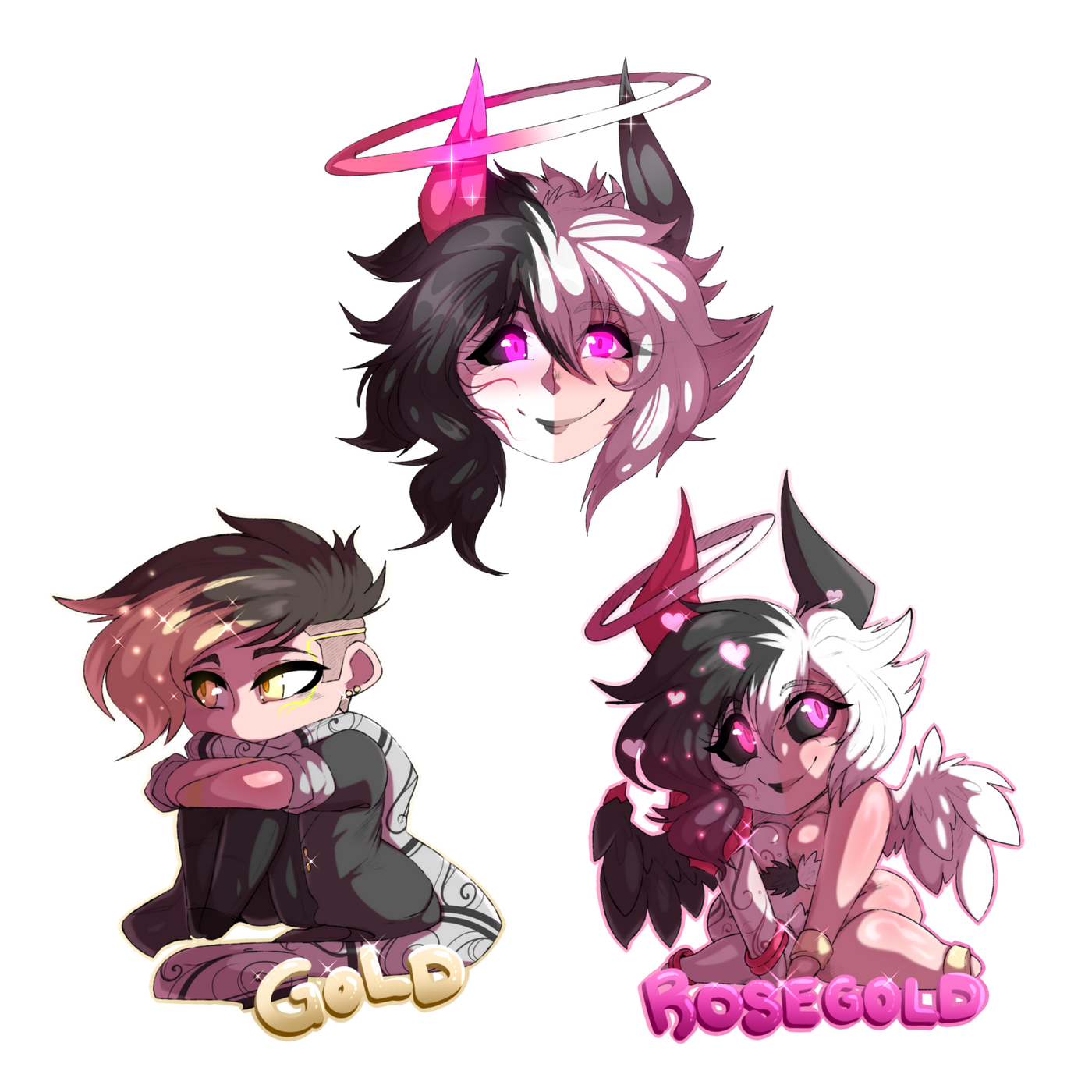 Golden Guardian Stickers