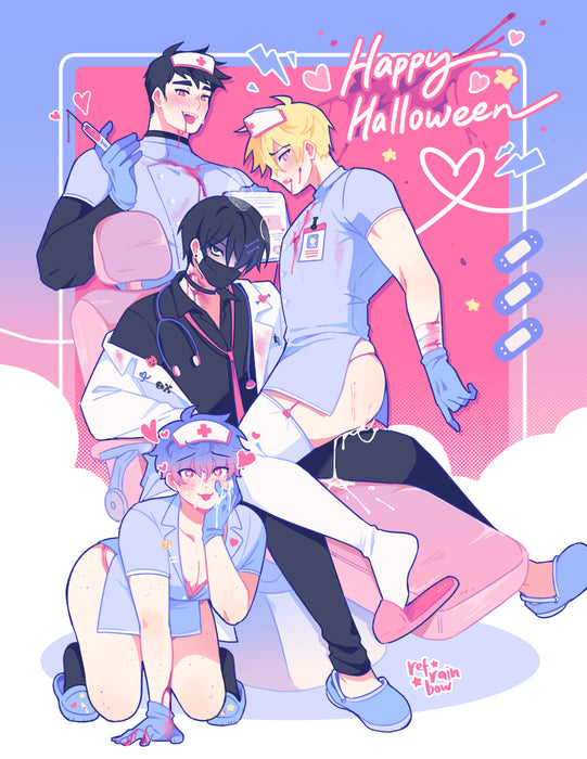 Vampire Nurses Print