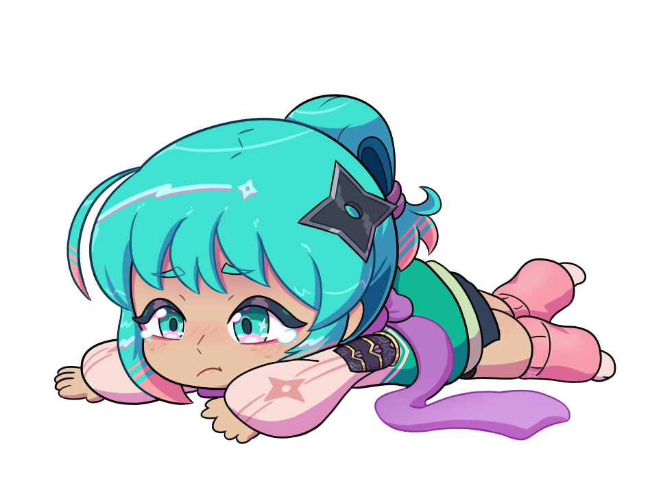 Depressed Vaporblade Sticker