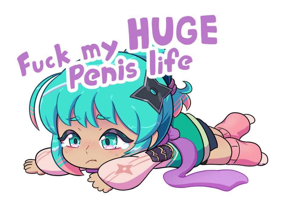 Depressed Vaporblade Sticker