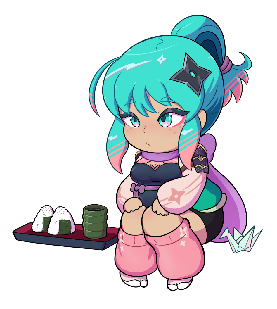 Resting Vaporblade Sticker