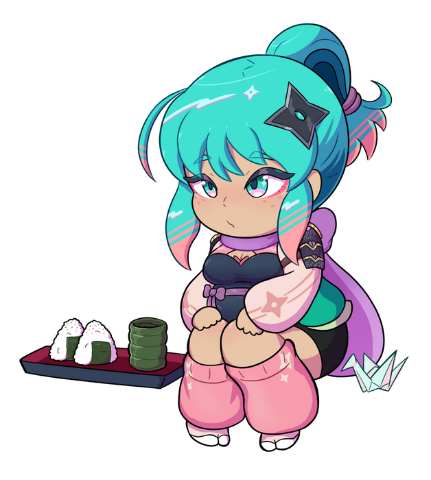 Resting Vaporblade Sticker