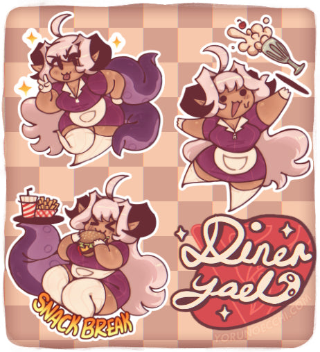 Diner Yael Stickers