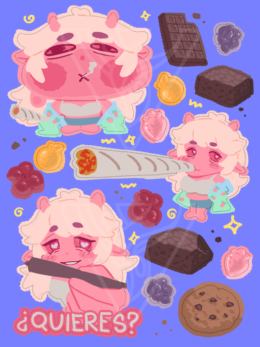 Toasted Berries Sticker Sheet