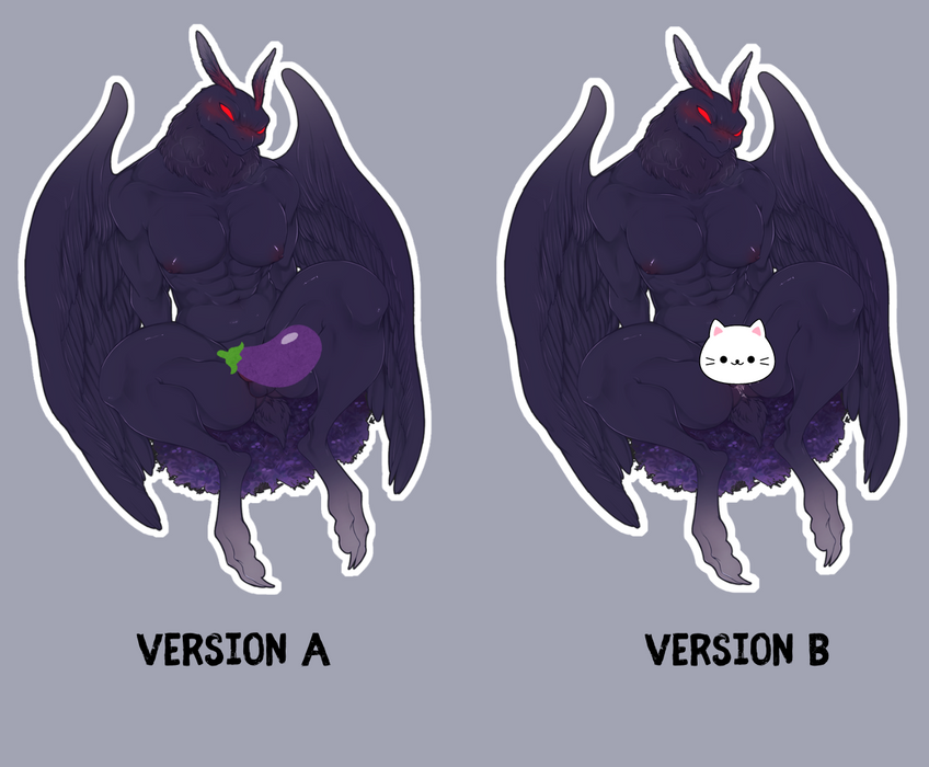 Mothman's Heat Stickers