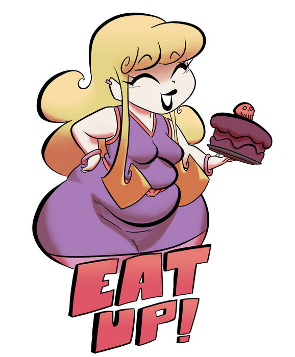 Laura Eat Up Sticker