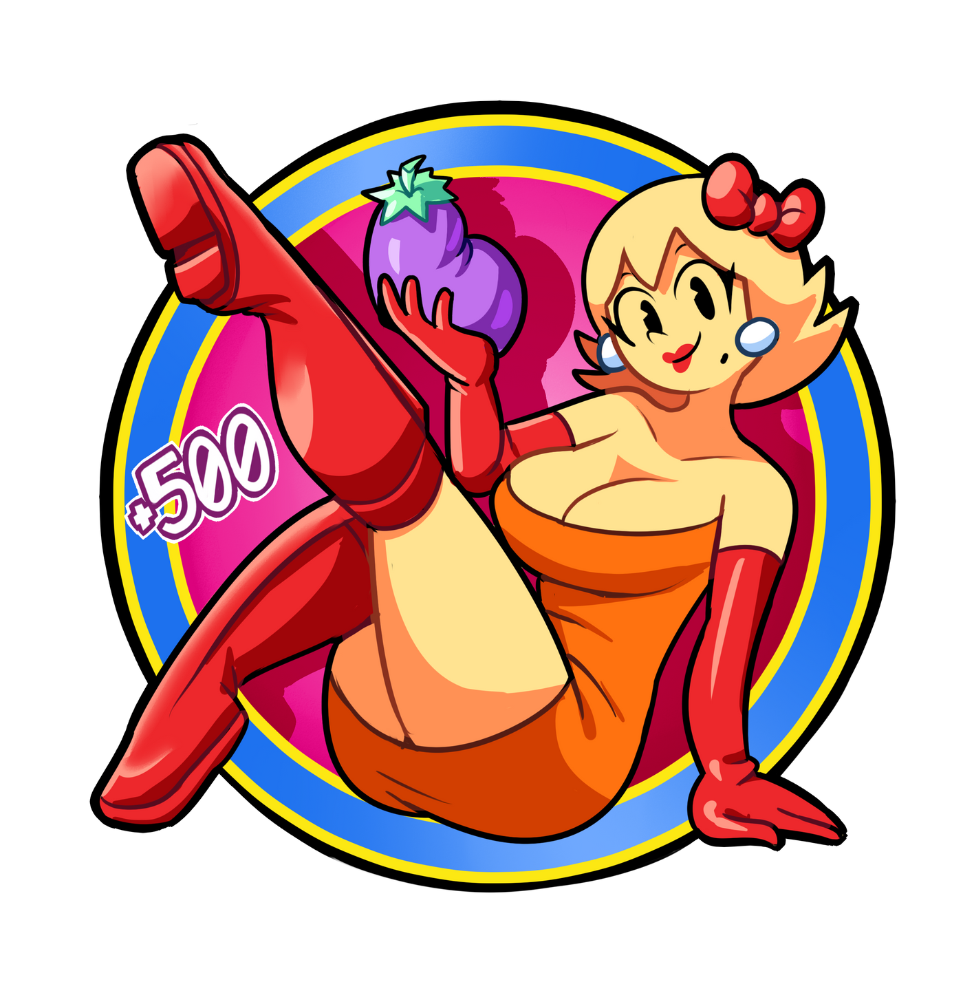 Miss Pac Sticker