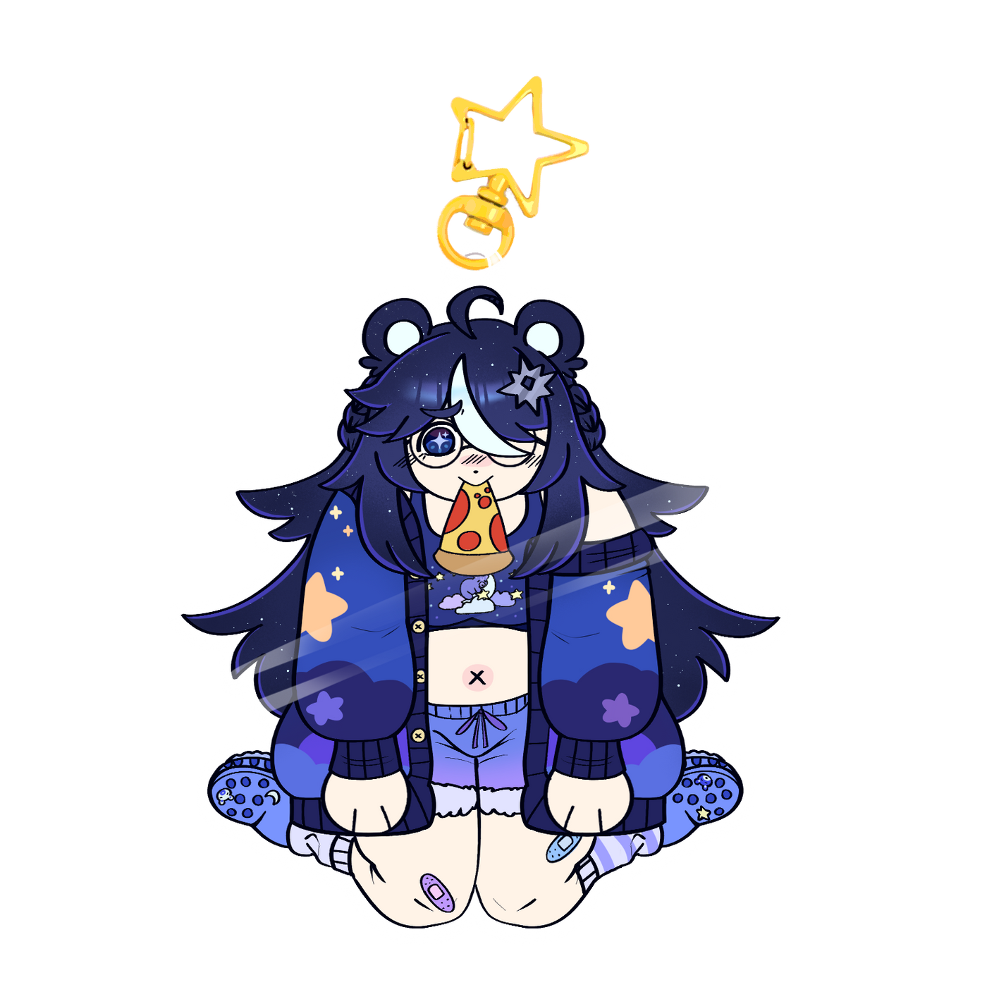 Pizza Polaris Keychain [PRE-ORDER]