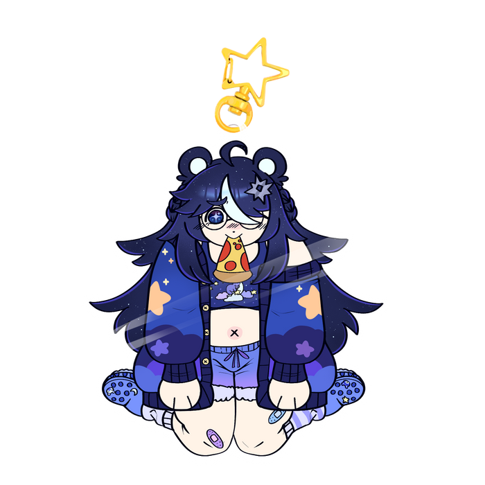 Pizza Polaris Keychain [PRE-ORDER]
