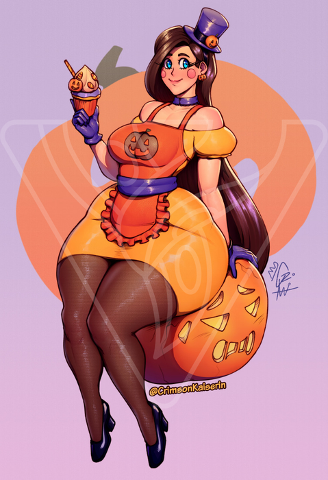 Pumpkin Letta Halloween 2024 Print