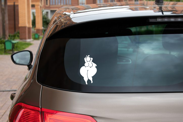 Saa Shaped Vinyl Decal and Sticker
