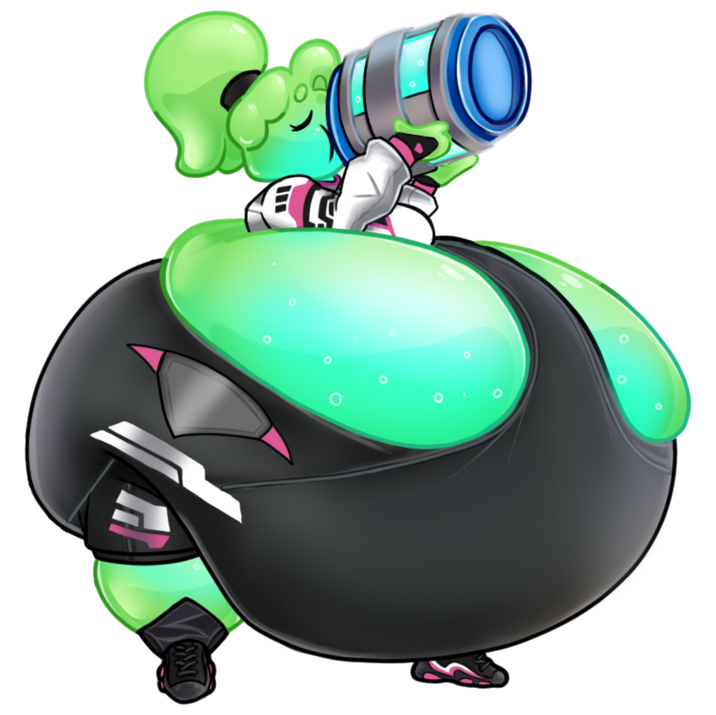 Slurped Up Mam Sticker