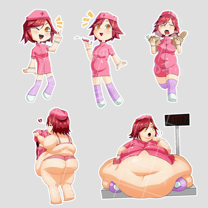 Nurse Takumi WG Sticker Set