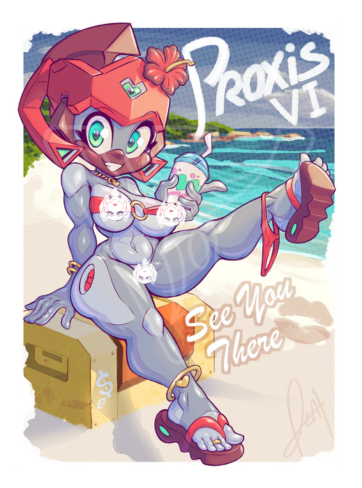 Beach Bottom Proxy Sticker