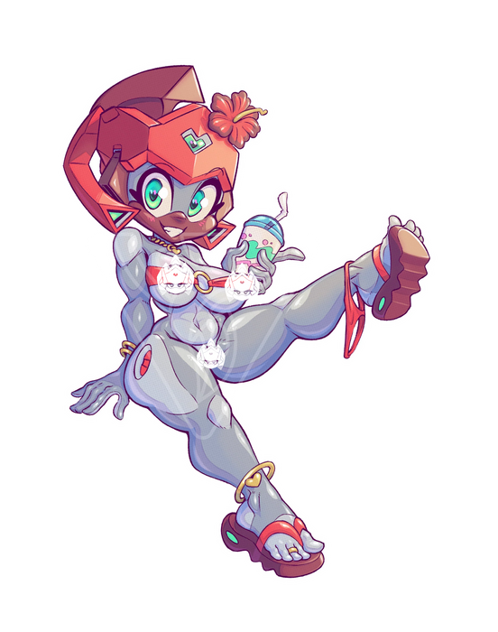 Beach Bottom Proxy Sticker