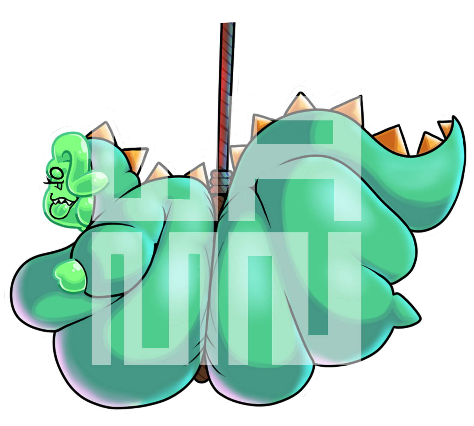 Mamzilla Sticker — YoruNoEcchi