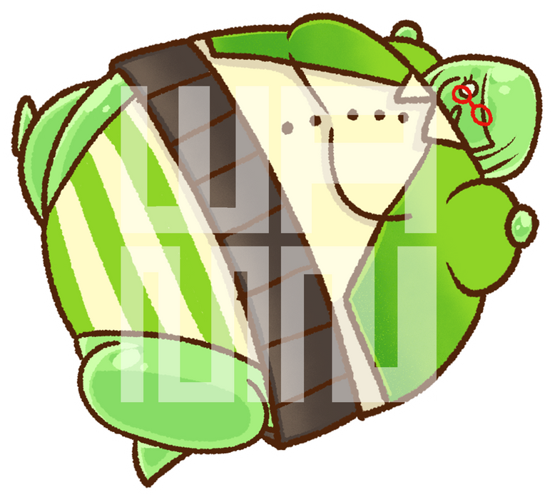 Puffed Up Mam Sticker