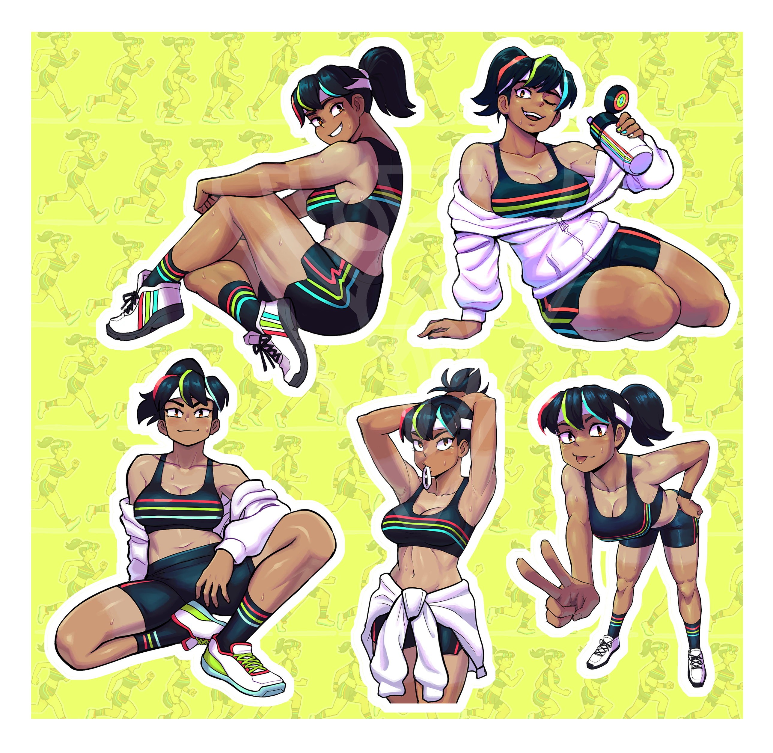Yeet Classic Sticker Sheet — YoruNoEcchi